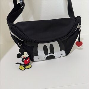 Mickey Mouse Black Crossbody Bag